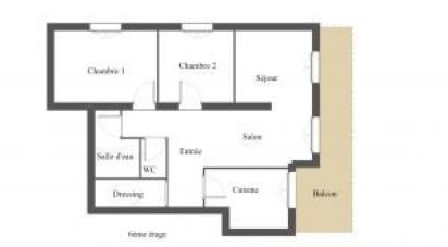 Appartement 4 pièces de 70 m² à Rillieux-la-Pape (69140)