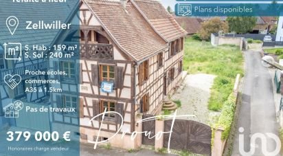 Traditional house 6 rooms of 159 m² in Zellwiller (67140)
