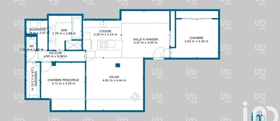 Appartement 3 pièces de 72 m² à Aureilhan (65800)