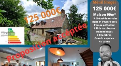 Country house 5 rooms of 99 m² in Ménil-Froger (61240)