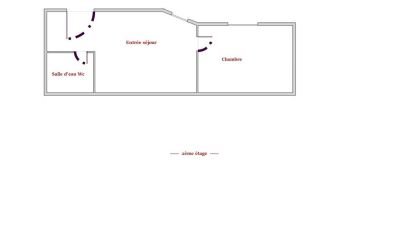 Apartment 2 rooms of 25 m² in Saint-Denis (93210)