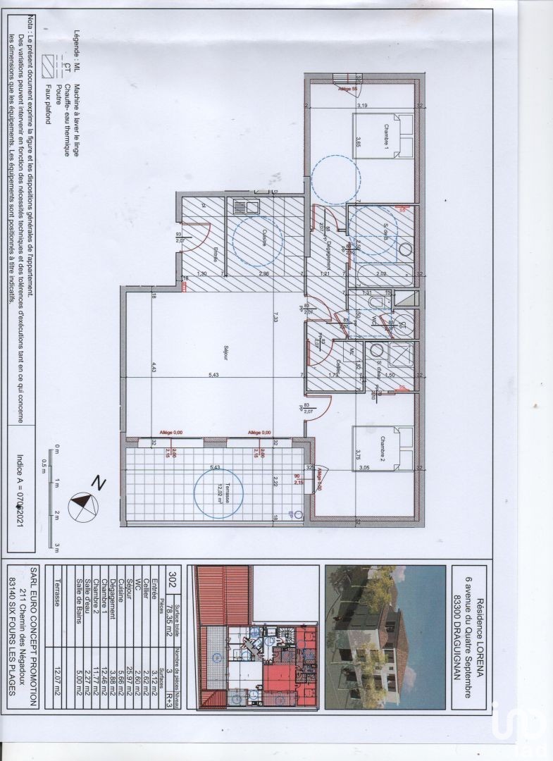 Appartement 3 DRAGUIGNAN 76 1597711-7