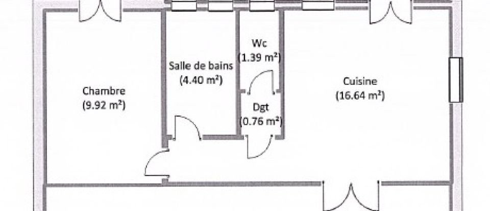 Pavillon 3 pièces de 67 m² à Le Crotoy (80550)