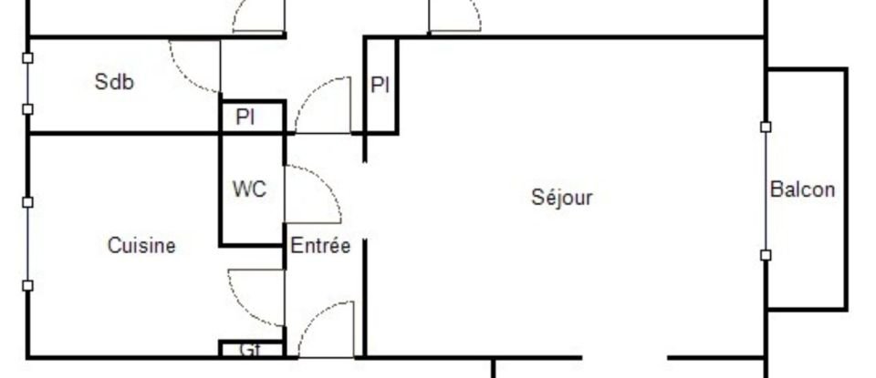 Apartment 4 rooms of 77 m² in Asnières-sur-Seine (92600)