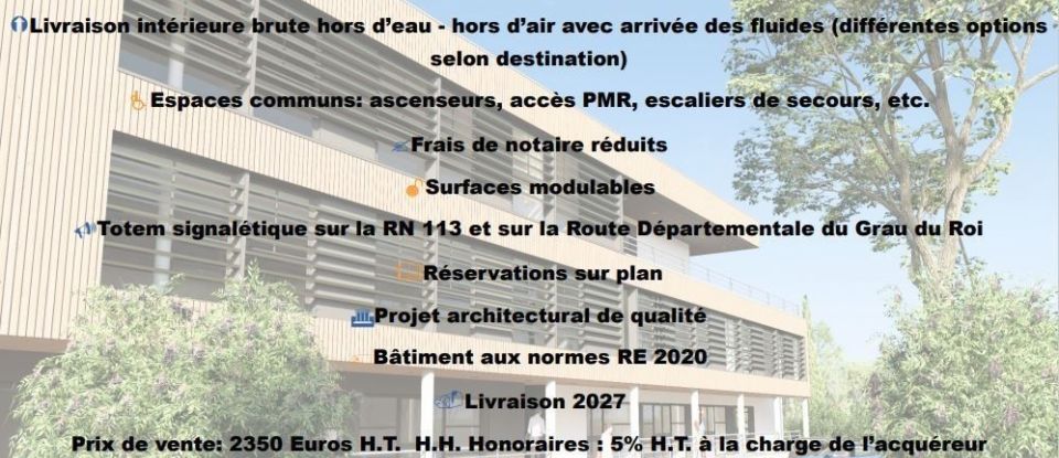 Murs commerciaux de 98 m² à Vergèze (30310)