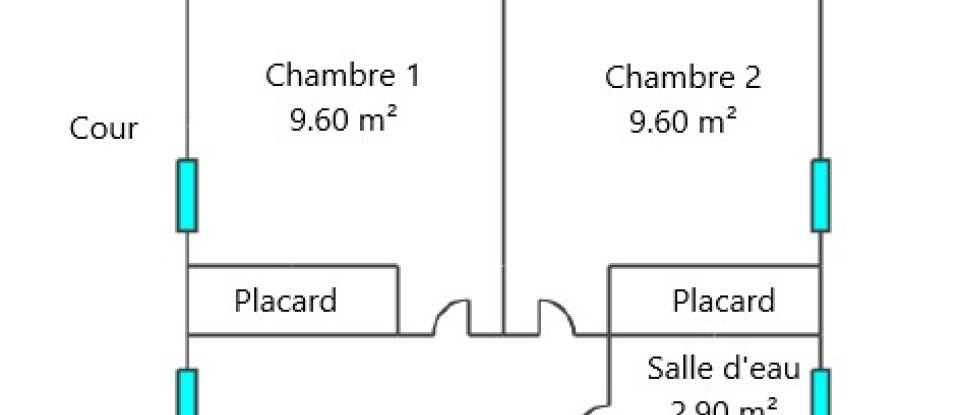 Townhouse 3 rooms of 53 m² in Vairé (85150)