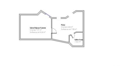 Apartment 2 rooms of 18 m² in Paris (75006)