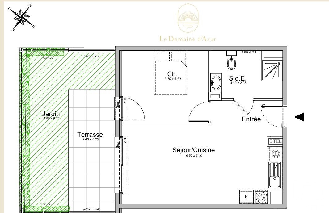 Appartement 2 SAINT-LAURENT-DU-VAR 42 1698878-21