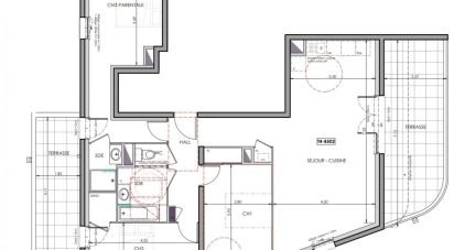 Apartment 4 rooms of 92 m² in Eybens (38320)
