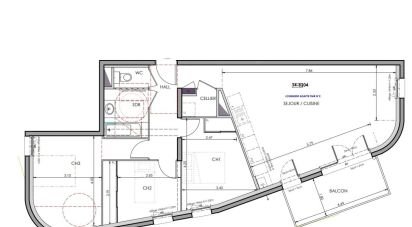 Apartment 4 rooms of 83 m² in Eybens (38320)