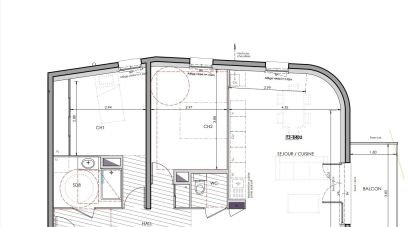Apartment 3 rooms of 69 m² in Eybens (38320)