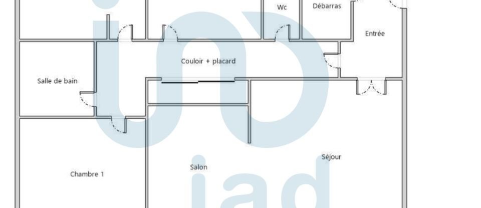Apartment 5 rooms of 92 m² in Lorient (56100)