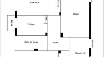 Apartment 3 rooms of 87 m² in Strasbourg (67000)