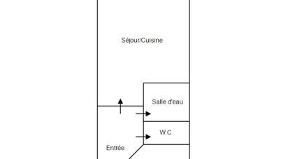 Apartment 2 rooms of 29 m² in Urrugne (64122)