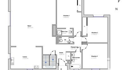 House 6 rooms of 166 m² in Saint-Jeannet (06640)