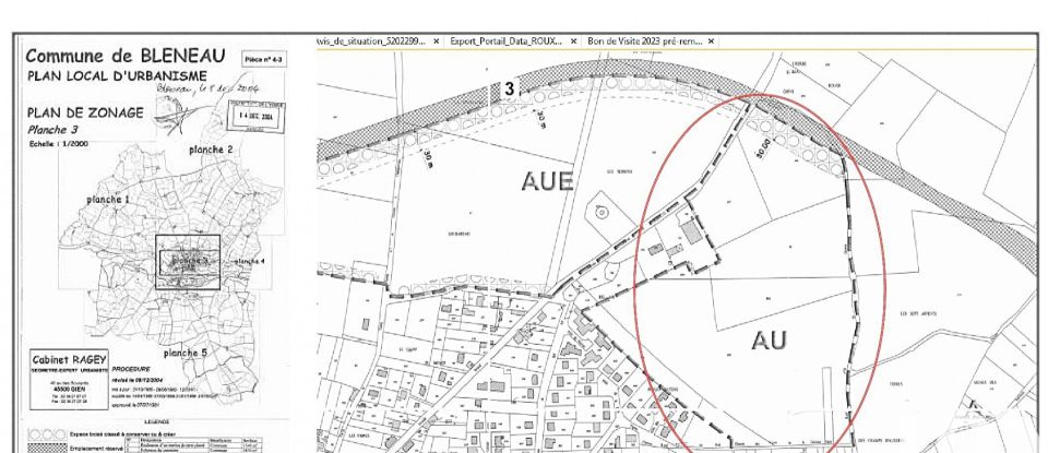 Land of 63,675 m² in Bléneau (89220)