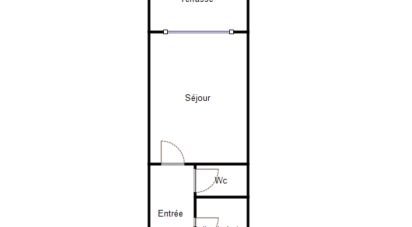 Studio 1 room of 21 m² in Fréjus (83600)
