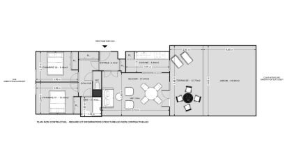 Apartment 3 rooms of 62 m² in Saint-Denis (93200)