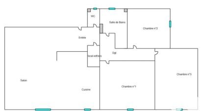 Apartment 4 rooms of 83 m² in Courbevoie (92400)