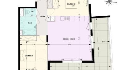 Apartment 3 rooms of 69 m² in Le Cannet (06110)