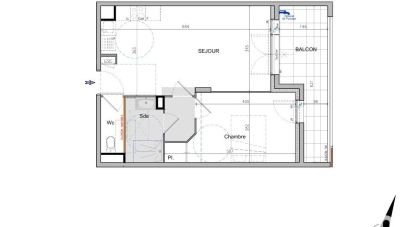 Appartement 2 pièces de 44 m² à Antibes (06600)