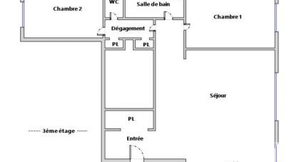 Apartment 3 rooms of 51 m² in Saint-Ouen-sur-Seine (93400)