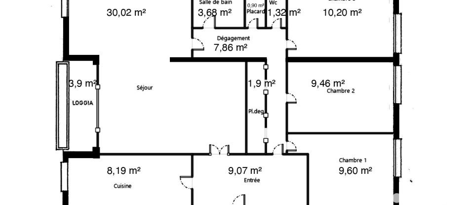 Apartment 5 rooms of 92 m² in Vitry-sur-Seine (94400)