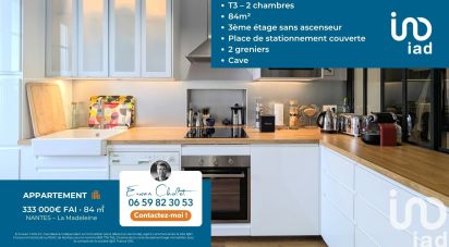 Apartment 3 rooms of 84 m² in Nantes (44000)